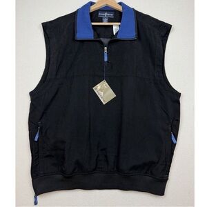 Men's Black Sleeveless Jacket